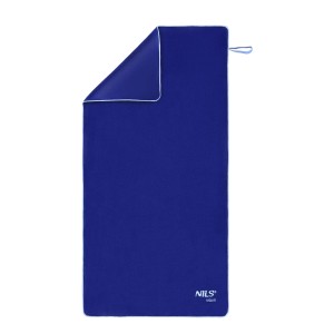 NAR14 RĘCZNIK Z MIKROFIBRY FROTTE GRANATOWY 160X80cm NILS AQUA