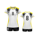 Damski strój siatkarski COLO Peak biało żółty