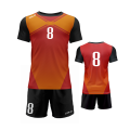 Męski  strój siatkarski COLO Wicket czerwono pomarańczowy
