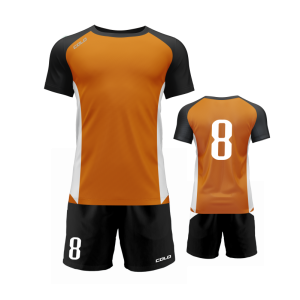 Strój sportowy COLO Hitter pomarańczowo-czarny