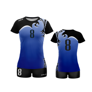 Komplet damski do siatkówki COLO Iguana + nadruki  