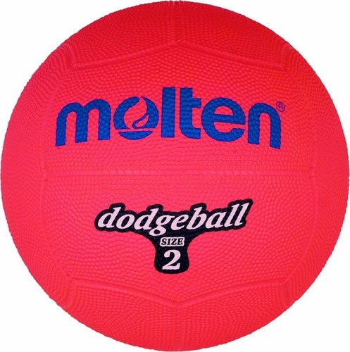 Piłka Molten do gry w dwa ognie MOLTEN DB2 czerwona
