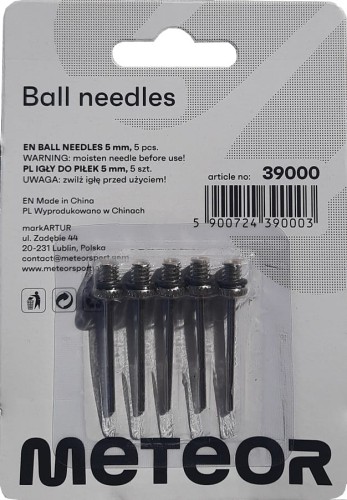 Igły do pompki do pompowania piłek - średnica gwintu 5mm