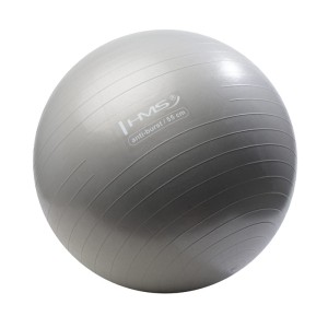YB02 NEW 55CM GRAPHITTE ANTI-BURST PIŁKA GIMNASTYCZNA HMS