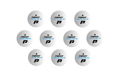 Piłeczka do ping-ponga 10 sztuk biała Point Tactic