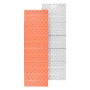 NC17103 KARIMATA SKŁADANA TURYSTYCZNA Z PODBICIEM ALUMINIOWYM + XPE 195 CM POMARAŃCZOWA NILS CAMP