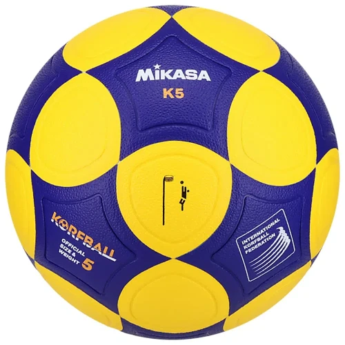 Piłka MIKASA K5-YBL do gry w korfball rozmiar 5