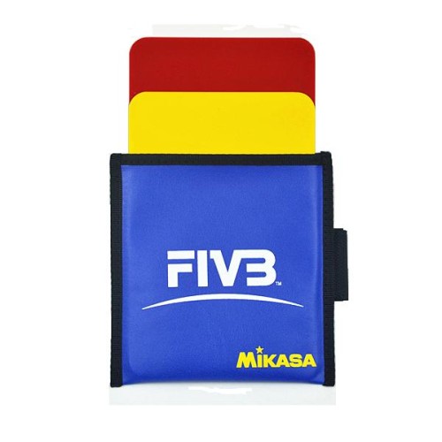 Kartki Mikasa VK dla sędziów siatkówki z pokrowcem