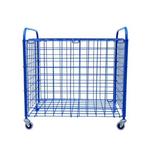 Wózek na piłki metalowy zamykany na około 40 piłek